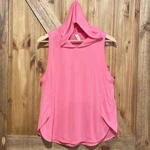 Under Armour Heat Gear Pink Top with Hood M